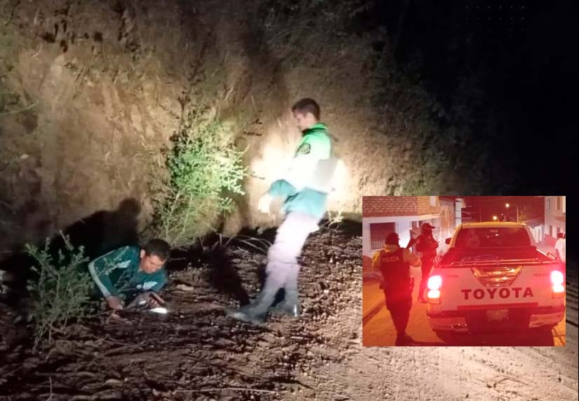 VIOLENTO ASALTO EN CHINCHEROS: PLAN CERCO POLICIAL PERMITE RECUPERAR CAMIONETA ROBADA